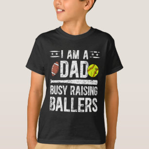 T-shirt Je suis un papa occupé à élever des enfants Doux p
