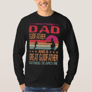 T-shirt Je Suis Un Parrain De Père Fière Et Un Grand Parra