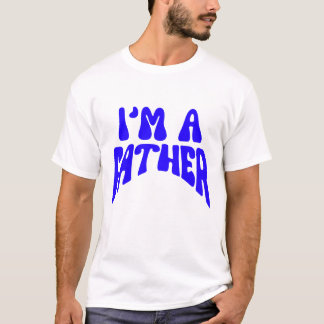 T-shirt Je suis un père - Coeur d'un père