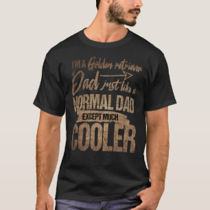 T-shirt Je Suis Un Père De Retriever D'Or Comme Un Papa No