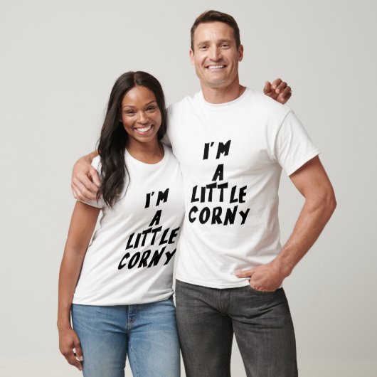 T-shirt Je suis un peu corny (Unisexe)
