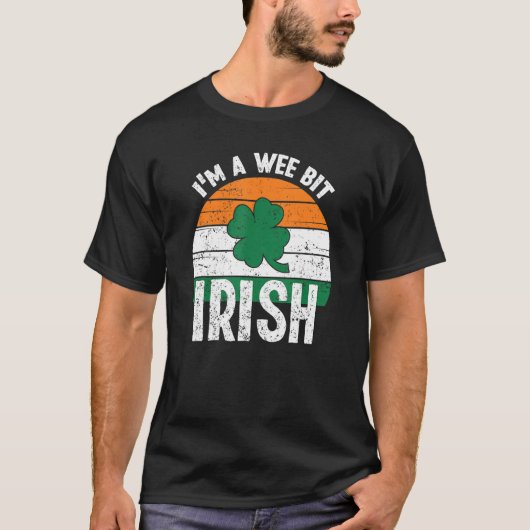 T-shirt Je suis un peu irlandais Fantastique Saint Patrick (Devant)