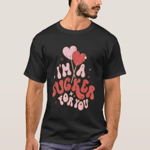 T-shirt Je suis un pigeon pour vous Candy Heart Love Happy