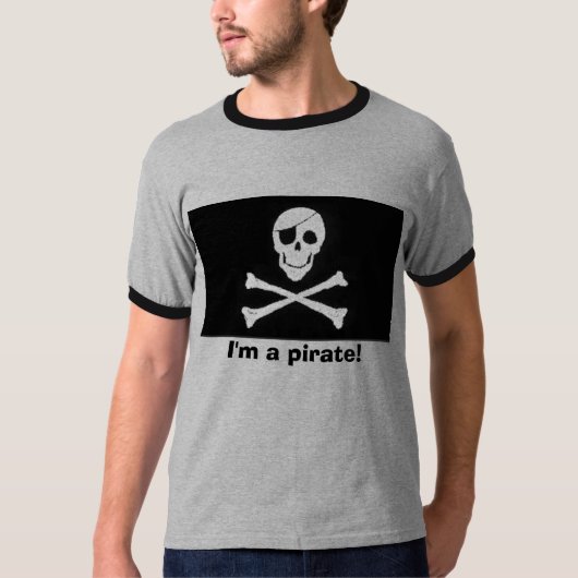 T-shirt Je suis un pirate ! (Devant)