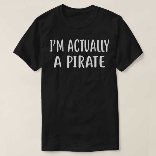 T-SHIRT JE SUIS UN PIRATE (Design devant)