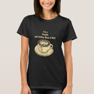 T-shirt Je Suis Un Poodle Et Un Café Type De Jouet Fille P