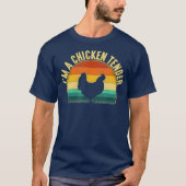 T-shirt Je suis un poulet marrant de poulet au poulet (Devant)