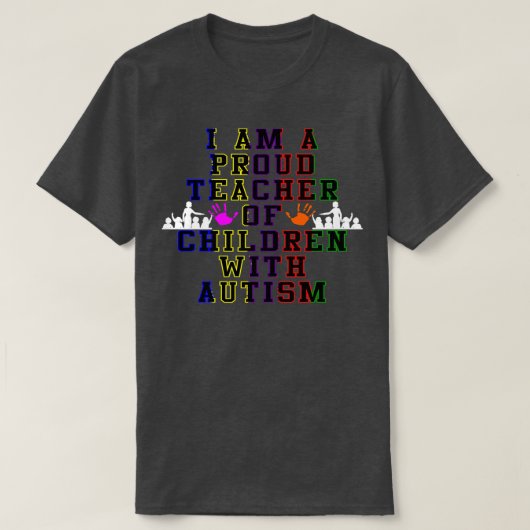 T-shirt Je Suis Un Professeur Fière D'Enfants Avec Prémi A (Design devant)