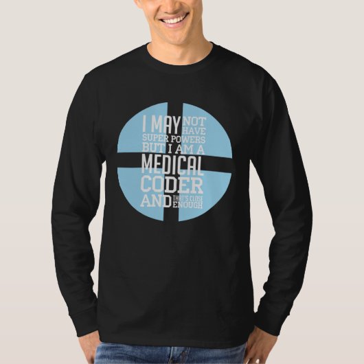 T-shirt Je suis un programmeur codeur médical Code Service (Devant)