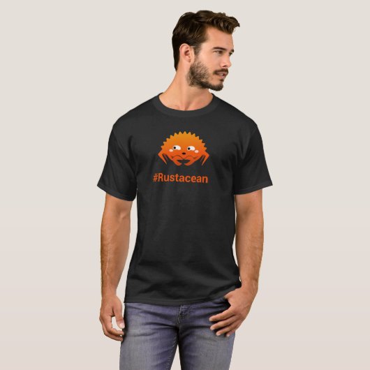 T-shirt Je suis un programmeur de rouille Geek - Appelez-m (Devant entier)
