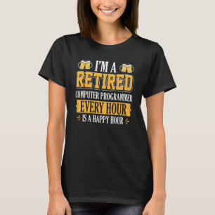 T-shirt Je suis un programmeur informatique à la retraite