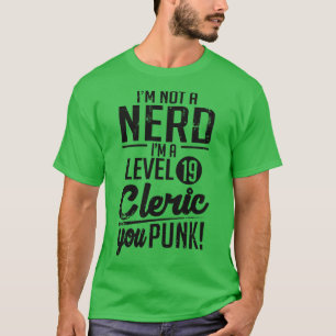 T-shirt Je suis un religieux de niveau 19