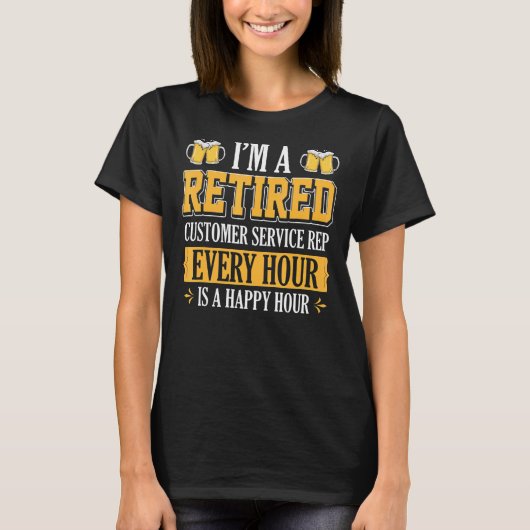 T-shirt Je suis un représentant du service à la clientèle (Devant)