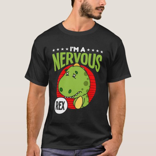 T-shirt Je Suis Un Rex Nerveux (Devant)