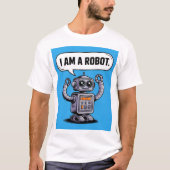 T-shirt Je suis un robot (Devant)