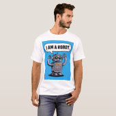 T-shirt Je suis un robot (Devant entier)