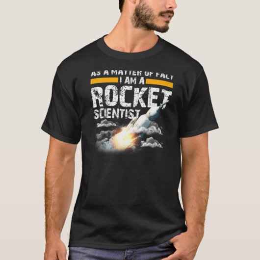 T-shirt Je suis un scientifique de fusée Aérospatiale Ingé (Devant)