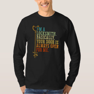T-shirt Je suis un serrurier serrure serrure serrure serru