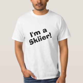 T-shirt Je suis un Skiier