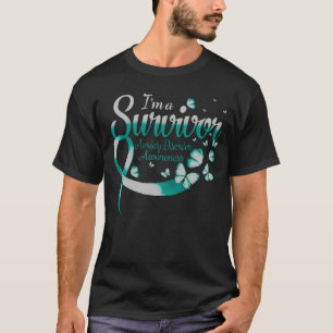 T-shirt Je suis un survivant Anxiété trouble de sensibilis
