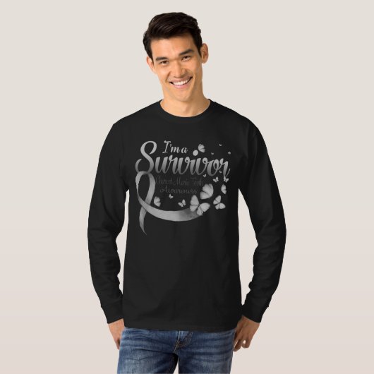 T-shirt Je suis un survivant Charcot Marie Tooth Awareness (Devant entier)