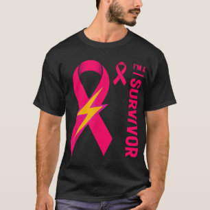 T-shirt Je Suis Un Survivant Conscience Du Cancer Du Sein