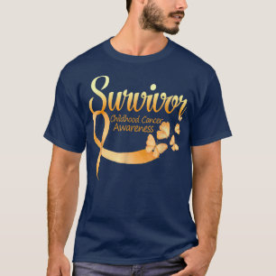 T-shirt Je suis un survivant des prix du cancer du papillo