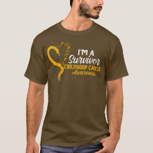 T-shirt Je suis un survivant des prix du cancer du papillo
