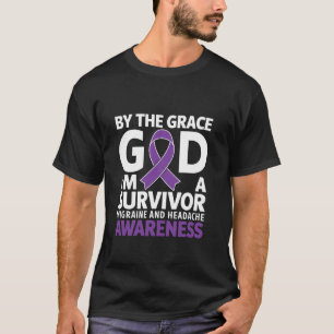 T-shirt Je Suis Un Survivant Migraine Sensibilisation Viol