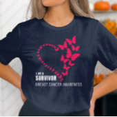 T-shirt Je Suis Un Survivant Sensibilisation Au Cancer Du 
