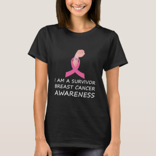 T-shirt Je Suis Un Survivant Sensibilisation au cancer du