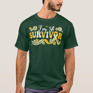 T-shirt Je suis un survivant Soutien de sensibilisation au