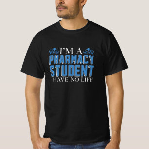 T-shirt Je suis un technicien en pharmacie Étudiant Techni