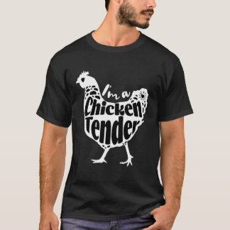 T-shirt Je Suis Un Tendre De Poulet Drôle Concessionnaire 