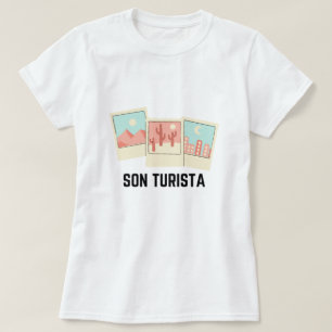 T-shirt Je suis un touriste en Galicien - son turista