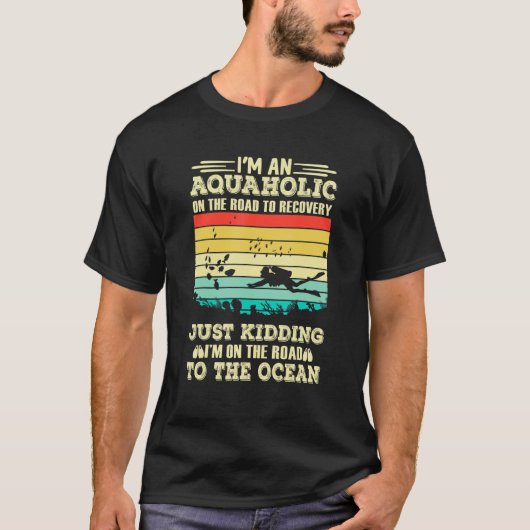 T-shirt Je suis un vêtement aquacole (Devant)