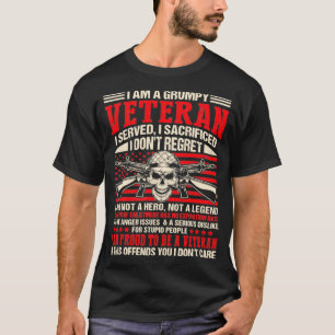 T-shirt Je Suis Un Vétérinaire Grave Que J'Ai Servi, J'Ai 