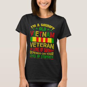 T-shirt Je suis un Vieux Viêt-nam grincheux Viêt-nam Guerr
