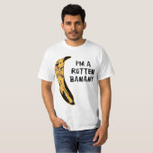 T-shirt Je suis une banane putréfiée (Devant entier)