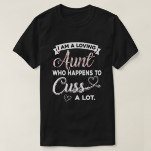 T-shirt Je suis une chatte aimante qui arrive à se consuy