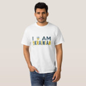 T-shirt Je suis une chemise ukrainienne (Devant entier)