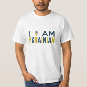 T-shirt Je suis une chemise ukrainienne