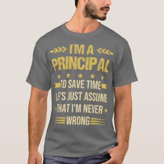 T-shirt Je Suis Une Citation Principale Funny School