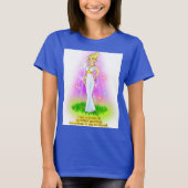 T-shirt Je suis une déesse certifiée (blonde) (Devant)