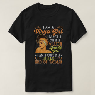 T-shirt Je suis une femme noire Virgo
