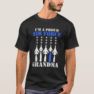 T-shirt Je suis une fière grand-mère de l'armée de l'air m