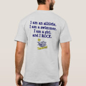 T-shirt Je suis une fille (Dos)