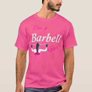 T-shirt Je Suis Une Fille Barbell
