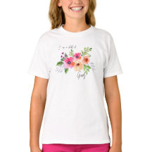 Je suis une fille de Dieu chemise filles