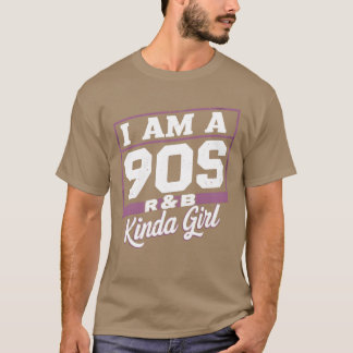 T-shirt Je suis une fille du genre RB des années 90
